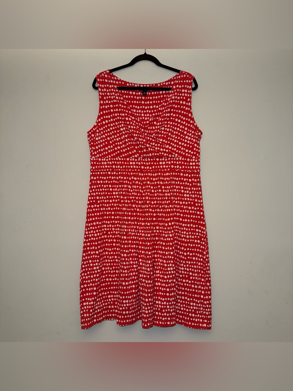 LANDS’ END women’s beautiful polka dot dress sz 1X ✨